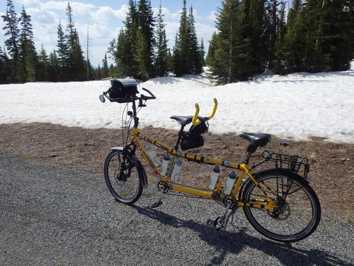We stopped to talk to Ed, a fellow rider.