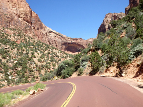 We were now in the Zion Mountain Switchbacks.