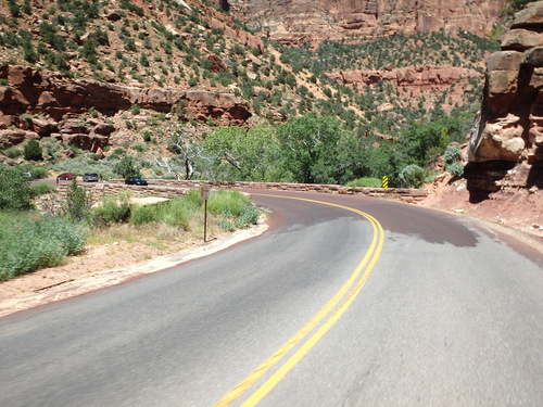 We were now in the Zion Mountain Switchbacks.