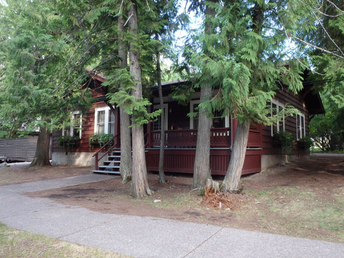 Lake McDonald Cabin.