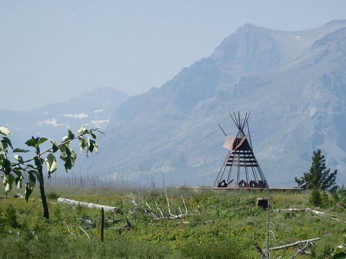 An educational information center for the Blackfeet Indians.