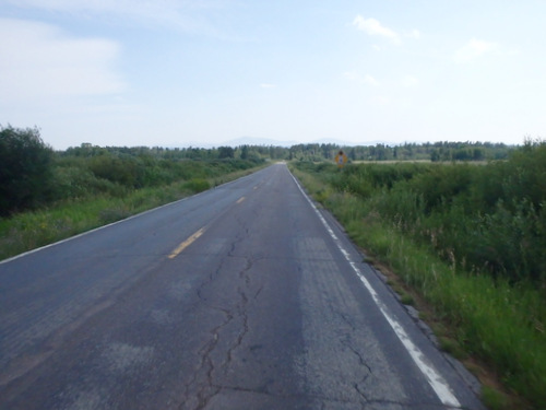 Southbound on Montana Hwy-49.