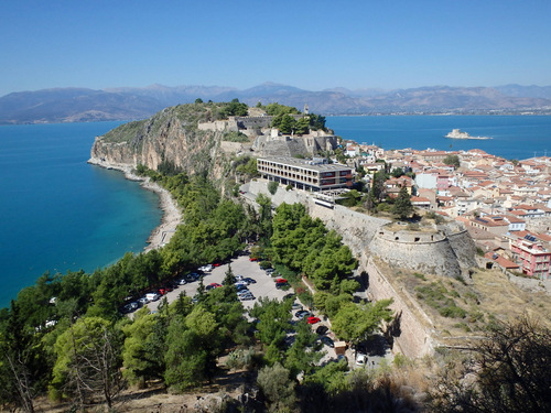The climb to Castle Palamidi, Nafplio.