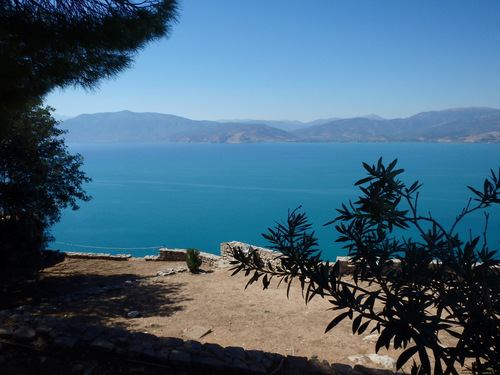 The climb to Castle Palamidi, Nafplio.