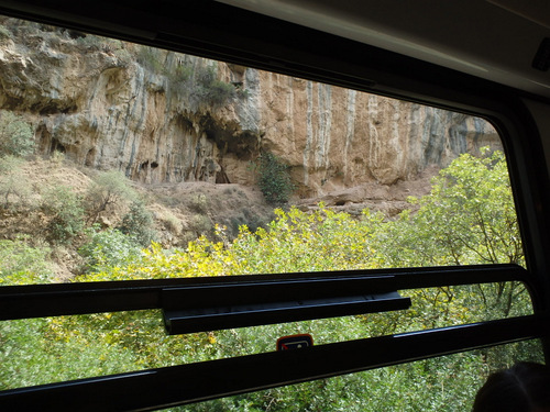 Train Ride from Diakofto to Kalavrita, Greece.