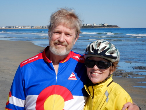 Dennis & Terry Struck on Hampton Beach, New Hampshire.