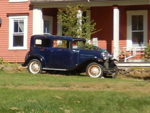 Close-Up of Interesting Automobile.