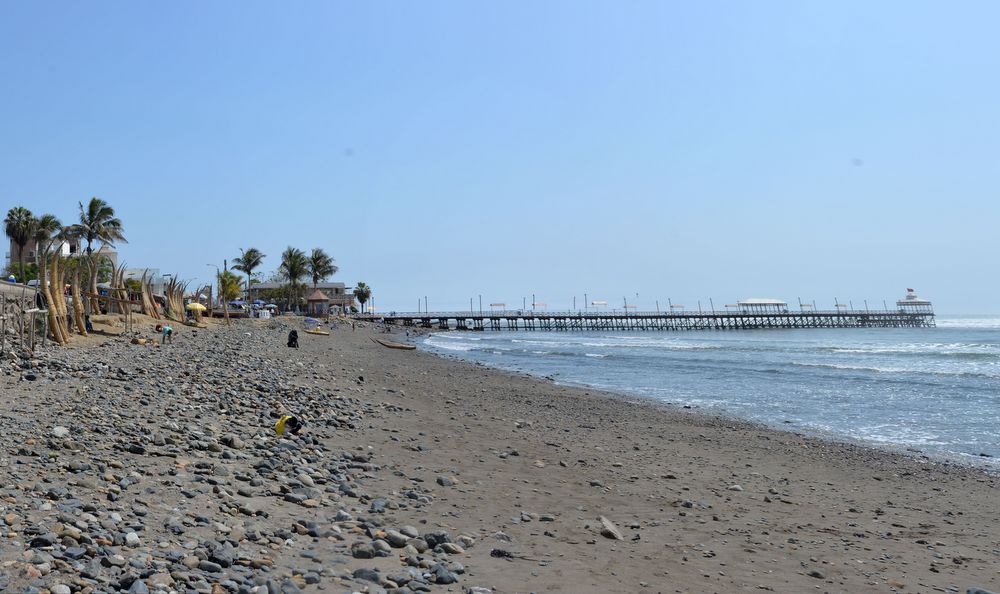 Huanchaco Beach, Northern Peru.