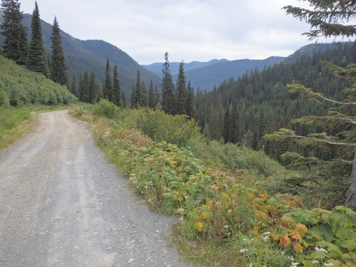We still have 6 miles to bike but it all downhill.