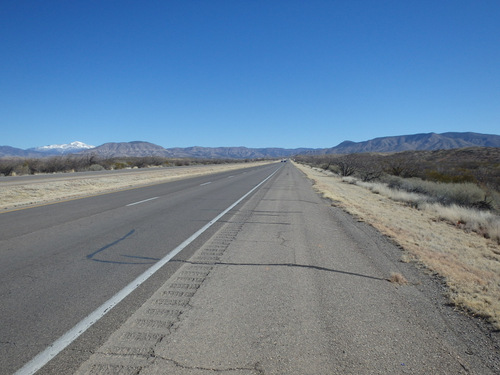 Eastbound on US-70.