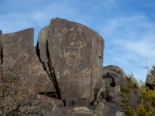 Three Rivers Petroglyphs Site.