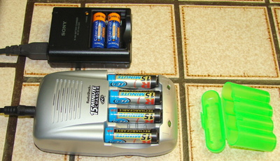 AA Bateries and Charger,
Most Common Battery in the World
