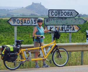 Andaluc&iacute;a Spain, Bicycle Tour, Cordoba Sign