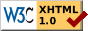  - Valid XHTML 1.0 Transitional Code -
Successful XHTML 1.0 Validation Check